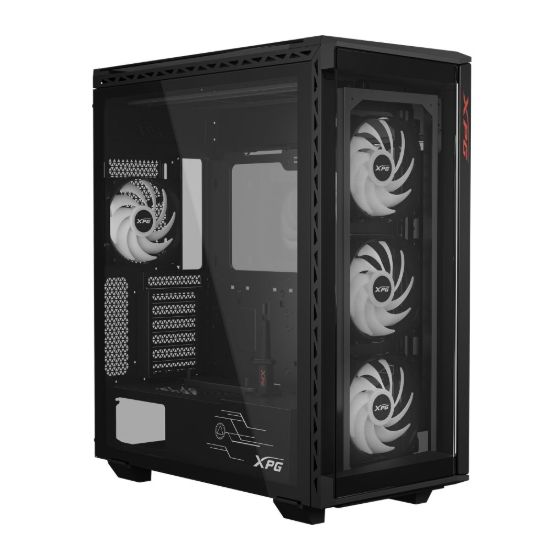 Obrázek ADATA XPG case BATTLECRUISER II Mid-Tower, bez zdroje, 4x 120mm ARGB Fan, Černá