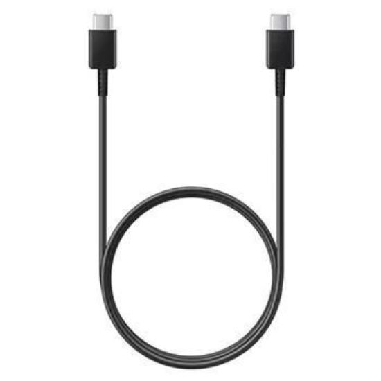 Obrázek Cable Samsung EP- DA705 - USB cable black - 24 pin USB- C (M) to 24 pin USB- C (M), EU