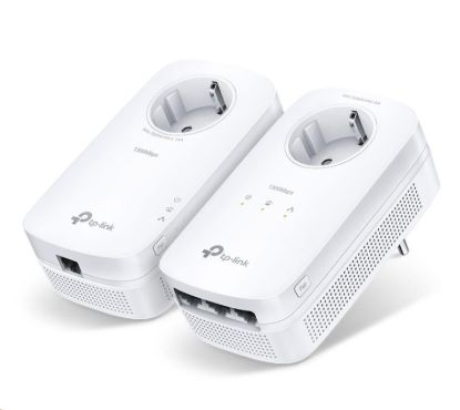 Obrázek TP-Link TL-PA8033P KIT průchozí powerline set (AV1300,3xGbE,1xGbE, HomePlug AV2)
