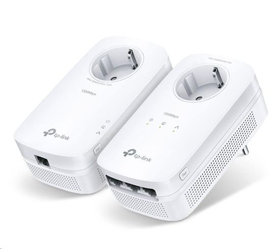 Obrázek TP-Link TL-PA8033P KIT průchozí powerline set (AV1300,3xGbE,1xGbE, HomePlug AV2)