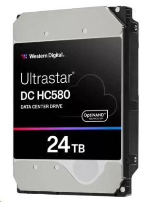 Obrázek Western Digital Ultrastar® HDD 24TB (WUH722424ALE6L4) DC HC580 3.5in 26.1MM 512MB 7200RPM SATA 512E SE