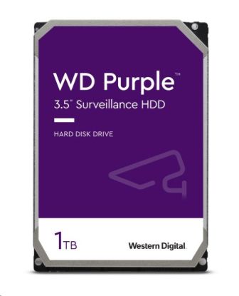 Obrázek WD PURPLE WD10PURZ 1TB SATA/600 64MB cache, Low Noise, CMR
