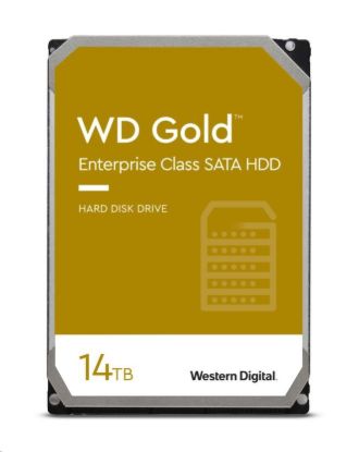 Obrázek WD GOLD WD142KRYZ 14TB, SATA III 3.5", 512MB 7200RPM, 262MB/s, CMR, Enterprise