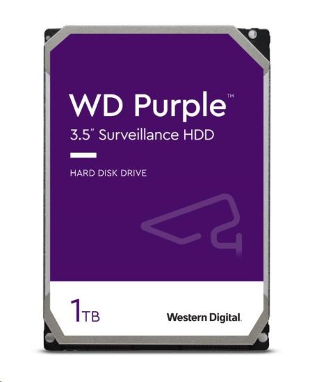 Obrázek WD PURPLE WD11PURZ 1TB, SATA III 3.5", 64MB 5400RPM, 110MB/s, Low Noise, CMR