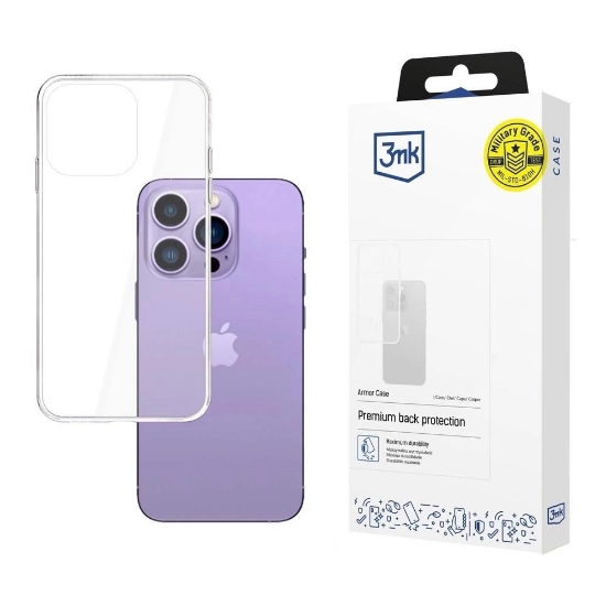 Obrázek 3mk Armor case pro Apple iPhone 14 Pro, čirá