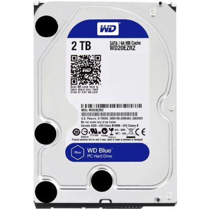 Obrázek WD BLUE WD20EARZ 2TB, SATA III 3.5", 64MB 5400RPM, 185MB/s, CMR