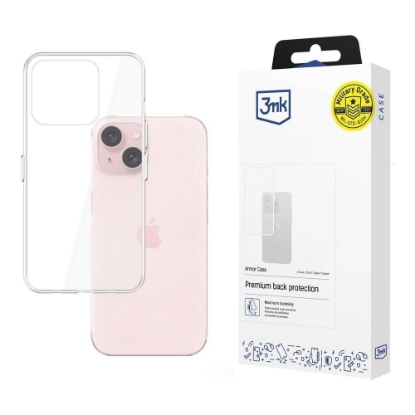 Obrázek 3mk Armor case pro Apple iPhone 15 Plus, čirá