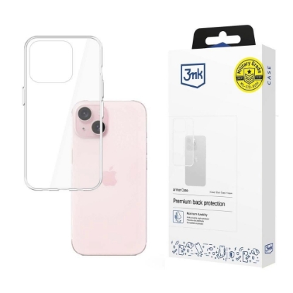 Obrázek 3mk Armor case pro Apple iPhone 15, čirá