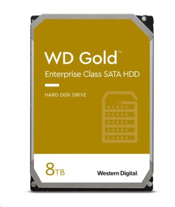 Obrázek WD GOLD WD8005FRYZ 8TB, SATA III 3.5", 256MB 7200RPM, 267MB/s, CMR, Enterprise