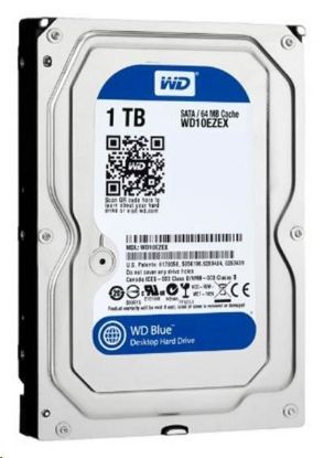 Obrázek WD BLUE WD10EZEX 1TB, SATA III 3.5", 64MB 7200RPM, 150MB/s, CMR