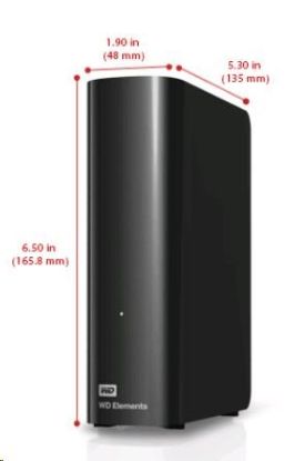 Obrázek BAZAR - WD Elements Desktop 4TB Ext. 3.5" USB3.0, Black