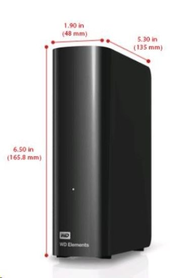 Obrázek BAZAR - WD Elements Desktop 4TB Ext. 3.5" USB3.0, Black