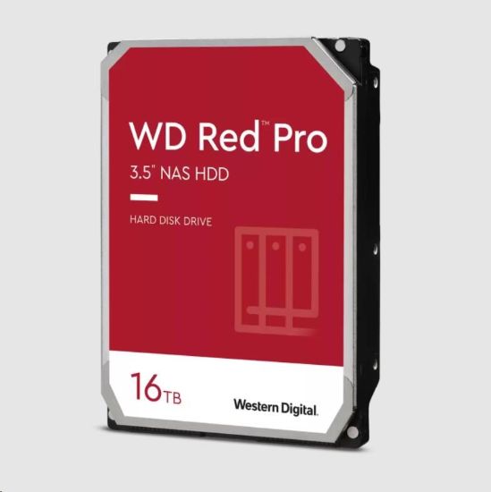 Obrázek BAZAR - WD RED Pro NAS WD161KFGX 16TB SATAIII/600 512MB cache, 259 MB/s, CMR