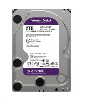 Obrázek BAZAR - WD PURPLE WD22PURZ 2TB SATA/600 256MB cache, Low Noise, CMR