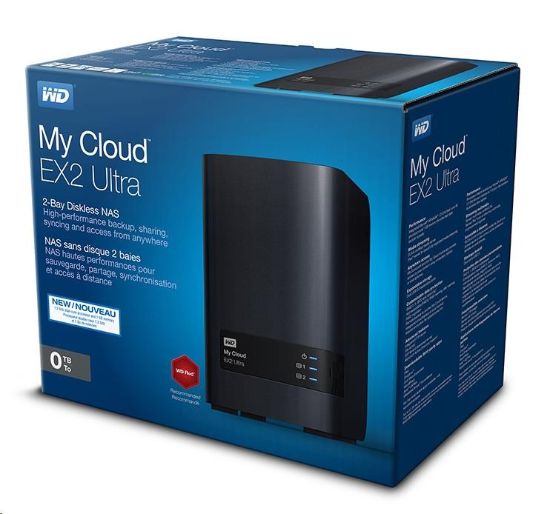 Obrázek BAZAR - WD My CLOUD EX 2 ULTRA, bez HDD 3,5", RJ45, NAS