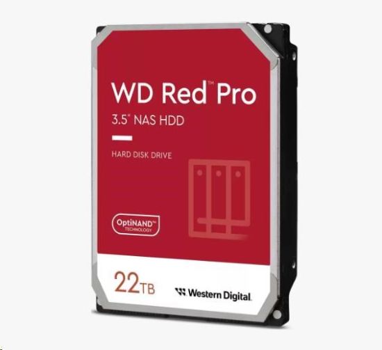 Obrázek BAZAR - WD RED Pro NAS WD221KFGX 22TB, SATA III 3.5", 512MB 7200RPM, 265MB/s, CMR