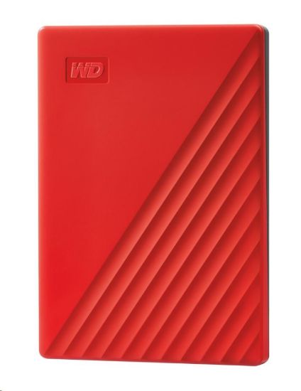 Obrázek BAZAR - WD My Passport Portable 2TB, Externí HDD, USB 3.0, červená (Bez příšlušenství)