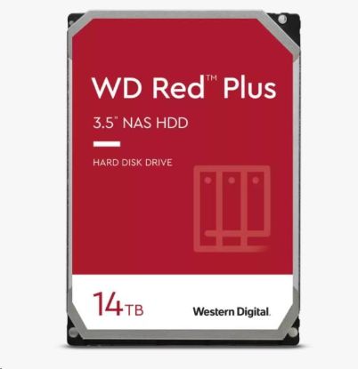 Obrázek BAZAR - WD RED PLUS NAS WD140EFGX 14TB SATAIII/600 512MB cache, 210MB/s CMR