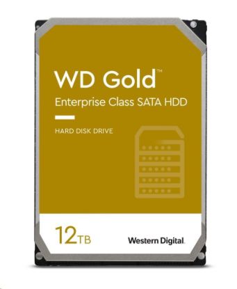 Obrázek Bazar WD GOLD WD122KRYZ 12TB, SATA III 3.5", 512MB 7200RPM, 255MB/s, CMR, Enterprise rozbaleno