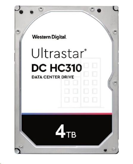 Obrázek BAZAR - Western Digital Ultrastar® HDD 4TB (HUS726T4TALE6L4) DC HC310 3.5in 26.1MM 256MB 7200RPM SATA 512E SE (GOLD )