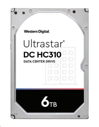 Obrázek BAZAR Western Digital Ultrastar® HDD 6TB (HUS726T6TAL5201) DC HC310 3.5in 26.1MM 256MB 7200RPM SAS 512E TCG P3