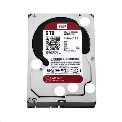 Obrázek BAZAR WD RED NAS WD60EFAX 6TB SATAIII/ 600 256MB cache