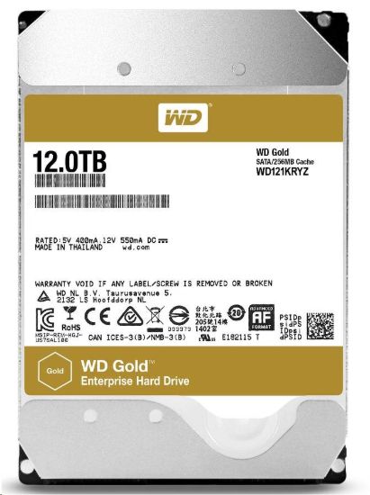 Obrázek BAZAR WD GOLD WD121KRYZ 12TB SATA/ 6Gb/ s 256MB cache 7200 ot.