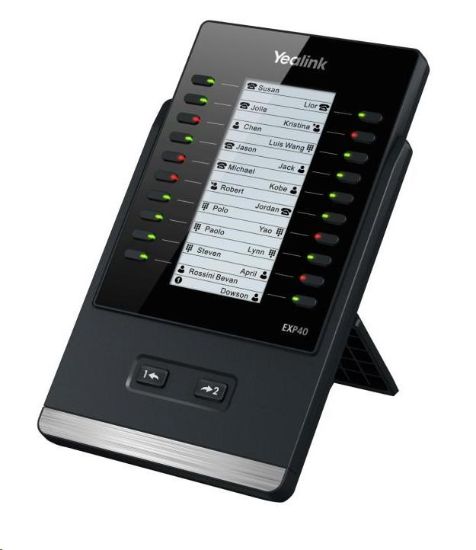 Obrázek Yealink EXP40 expanzní modul, LCD, 20 prog. tl. (x2 strany), pro T46S/T46G/T48S/T48G