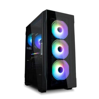 Obrázek ZALMAN case I3 NEO TG, Mid Tower, ATX, 2xUSB 3.0, 1xUSB 2.0, 4x 120mm RGB Fan, černá
