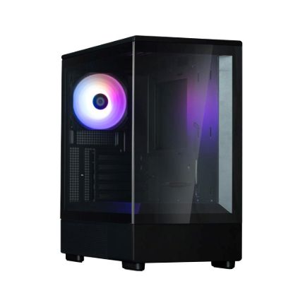 Obrázek ZALMAN case P10, Mini Tower, mATX, 1xUSB 3.0, 1xUSB-C, 1x 120mm ARGB Fan, černá