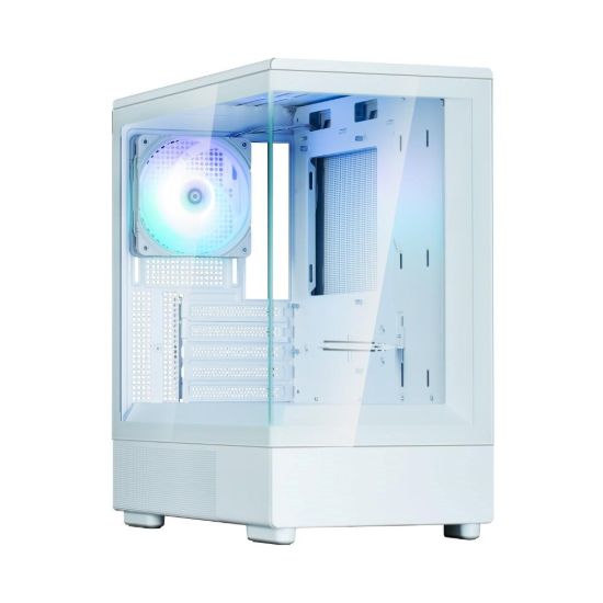Obrázek ZALMAN case P10, Mini Tower, mATX, 1xUSB 3.0, 1xUSB-C, 1x 120mm ARGB Fan, bílá