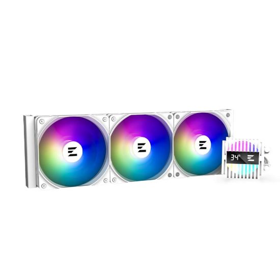 Obrázek ZALMAN vodní chladič Alpha2 A36, 3x120mm, PWM, ARGB, LGA1851, AM5