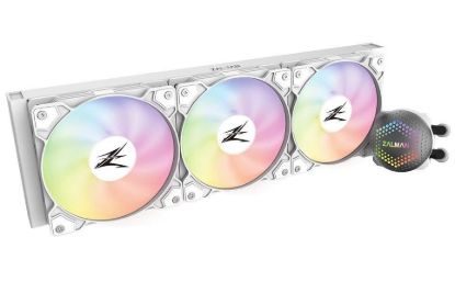 Obrázek Zalman vodní chladič CPU ALPHA36 White / 3 x 120 mm / PWM / ARGB / bílá