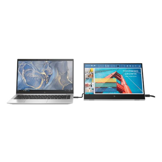 Obrázek HP LCD EliteDisplay E14 G4 přenosný 2x USB-C monitor 14" (IPS,1920 x 1080, 16:9, 400NITS, 800:1, 5ms, 2x USB-C)