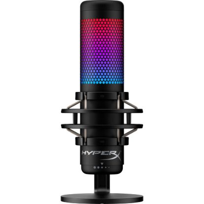 Obrázek HyperX QuadCast S - USB Microphone (Black-Grey) - RGB Lighting (HMIQ1S-XX-RG/G) - Mikrofon
