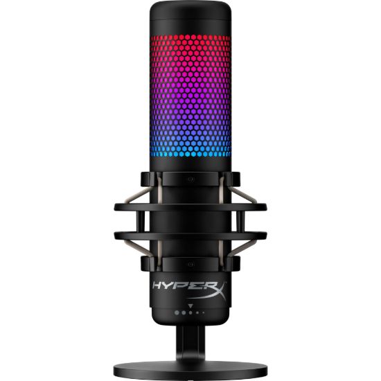 Obrázek HyperX QuadCast S - USB Microphone (Black-Grey) - RGB Lighting (HMIQ1S-XX-RG/G) - Mikrofon