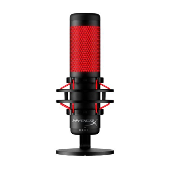 Obrázek HyperX QuadCast - USB Microphone (Black-Red) - Red Lighting (HX-MICQC-BK) - Mikrofon