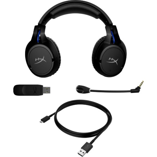 Obrázek HyperX Cloud Flight - Wireless Gaming Headset (Black-Blue) - PS5-PS4 (HHSF1-GA-BK/G) - Sluchátka pro herní konsole