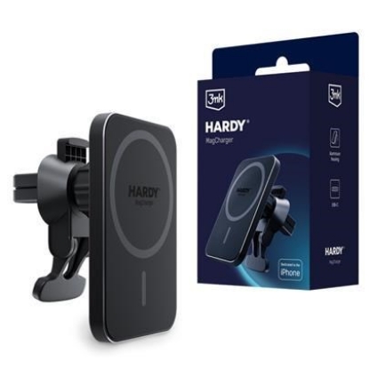 Obrázek 3mk držák do auta Hardy MagCharger, 15W bezdrátové nabíjení, MagSafe