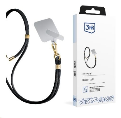 Obrázek 3mk EasyClip Black (gold)