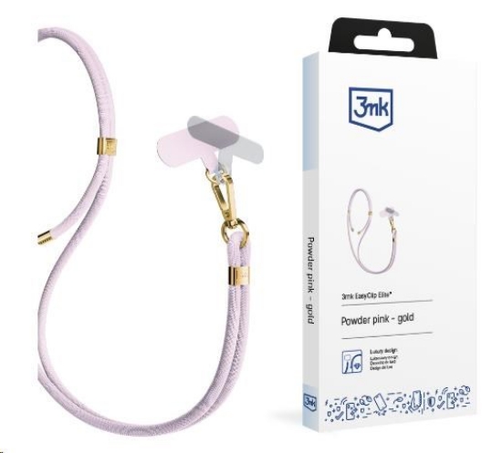 Obrázek 3mk EasyClip Elite Powder Pink (gold)