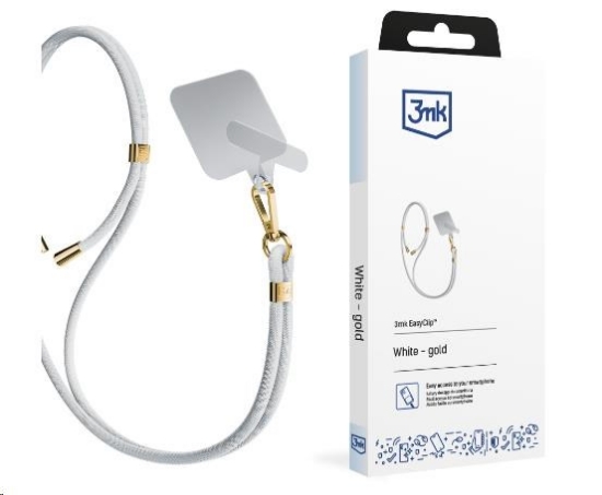 Obrázek 3mk EasyClip White (gold)