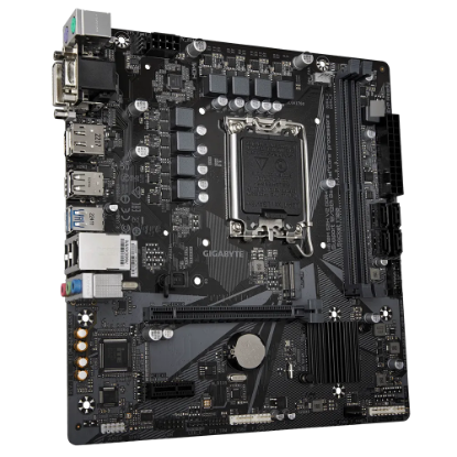 Obrázek BAZAR - GIGABYTE MB Sc LGA1700 H610M S2H V2 DDR4, Intel H610, 2xDDR4, 1xDP, 1xHDMI, 1xDVI, 1xVGA, mATX - Po opravě (Komp