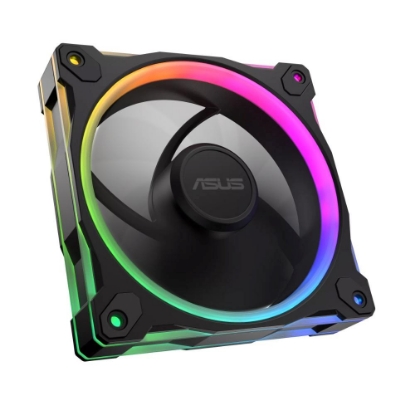 Obrázek ASUS Ventilátor PRIME MR120 ARGB Reverse, 1x120mm, černá