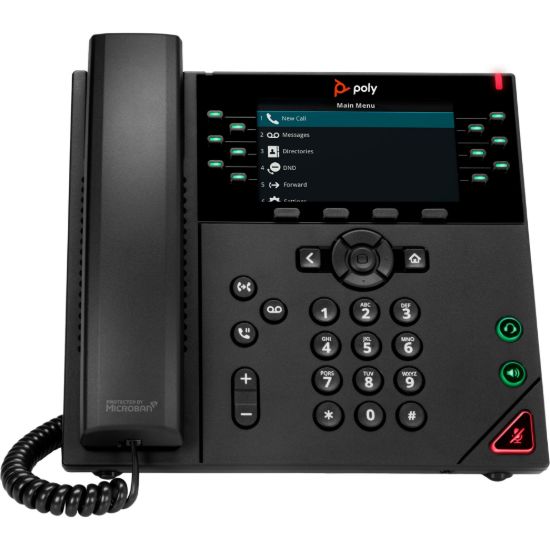 Obrázek Poly VVX 450 12linkový IP telefon s podporou technologie PoE