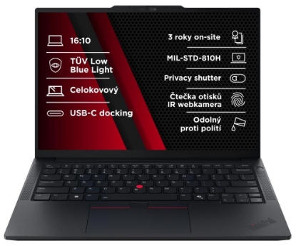 Obrázek LENOVO NTB ThinkPad E14 AMD G7 - Ryzen5 230,14" WUXGA,16GB,512SSD,IRcam,W11P