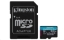 Obrázek Kingston MicroSDXC karta 512GB Canvas Go! Plus, R:170/W:90MB/s, Class 10, UHS-I, U3, V30, A2 + Adaptér