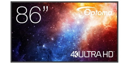 Obrázek Optoma FPD N3861K 86" -  4K UHD / Android 11 / 450 nits / 4GB RAM / 32GB ROM / 2x 10W speaker