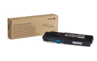 Obrázek Xerox toner pro WorkCentre 6655 high capacity Cyan cartridge (7500str, cyan)