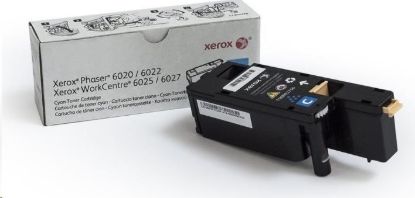 Obrázek Xerox toner Cyan pro Phaser 6020, 6022, WorkCentre 6025, 6027 (1000 str, cyan)